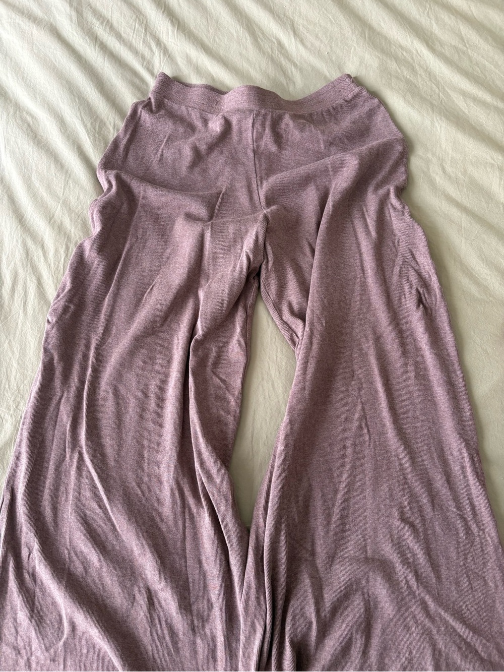 Wide-Leg Knit Pants in brown (look purple on picture, but it’s brown!)